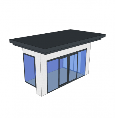 Réception entrée modèle design sketchup