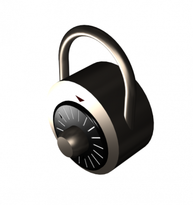 Modello di lucchetto 3DS Max