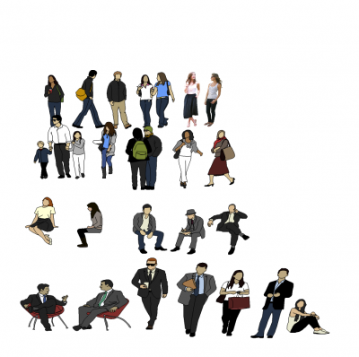 Sketchup 2d people