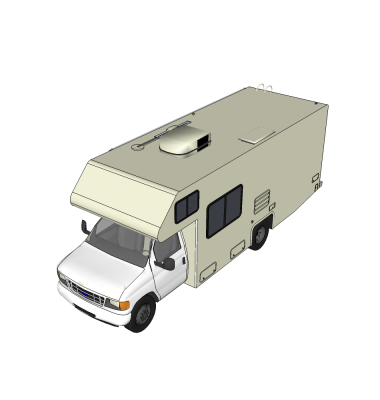 Modelo de esboço de motorhome
