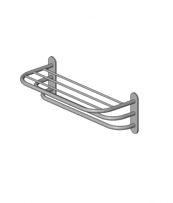 Towel rack Revit family