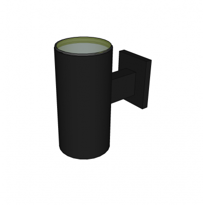 Modelo de esboço de parede de parede ao ar livre duplo