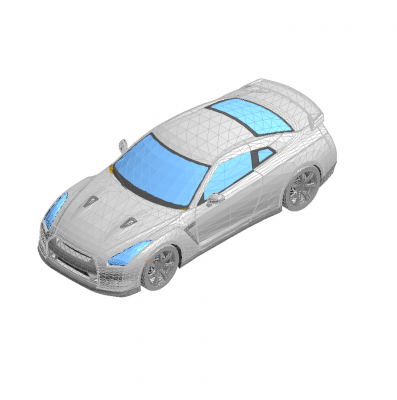 Nissan GTR revit block