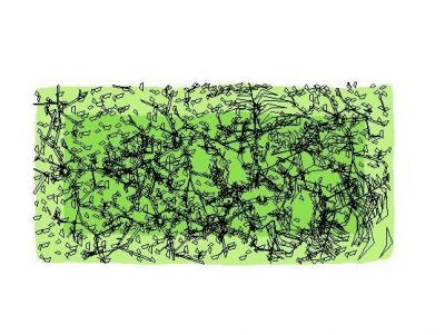 Hedgerow Colour CAD block