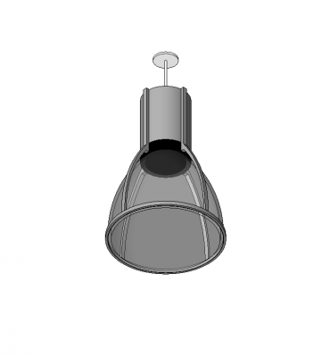 lumière modèle Revit pendentif en acier