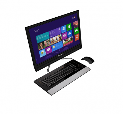 Lenova con pantalla táctil todo en uno skp PC
