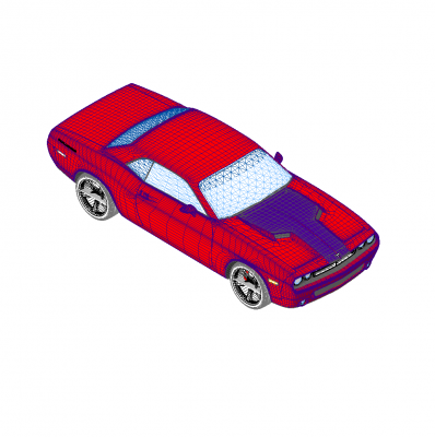 Dodge challenger Revit model