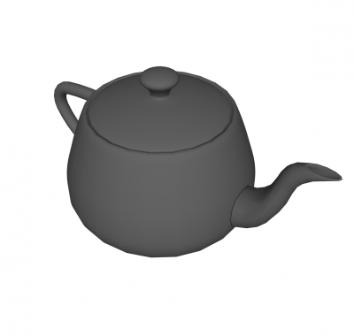 Tetera modelo Sketchup