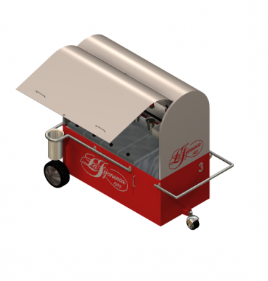 Ice cream cart 3DS Max model 