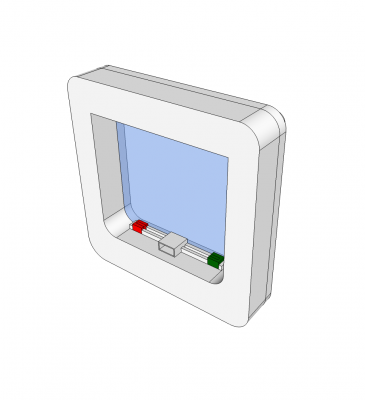 Cat flap skp model