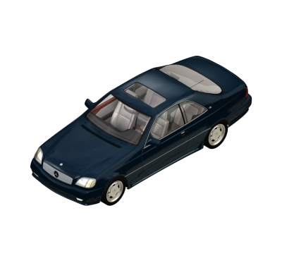 Mercedes S600 3DS Max model 