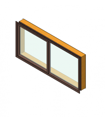 modèle Revit fenêtre Auvent