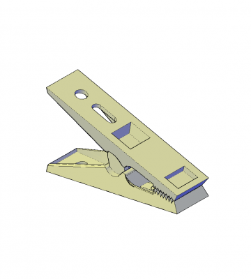 Modelo de Pegada 3D AutoCAD