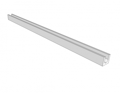 Modèle de sketchup de linteau en béton