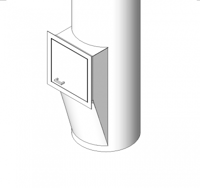 Blanchisserie goulotte modèle Revit