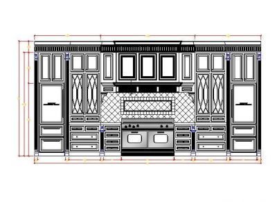 Пользовательские Дизайн кухни CAD DWG