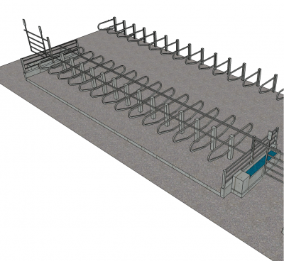 Модельный ряд Sketchup Cow Stall