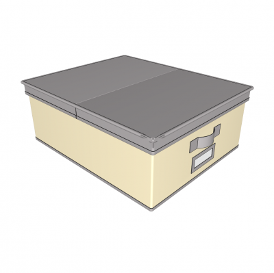 Caixa de roupas modelo Sketchup