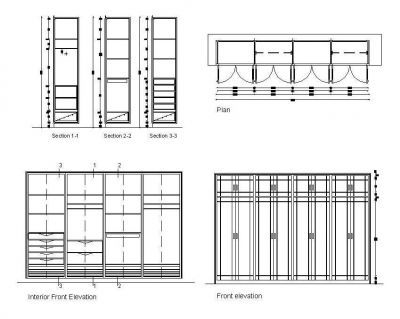 Wine Rack Shelving dwg