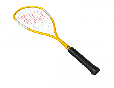 Squash racket Sketchup model 