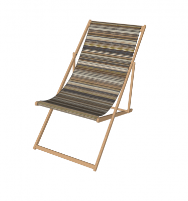 Cadeira de praia modelo Sketchup