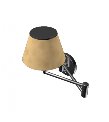 lampe murale réglable bloc 3d max