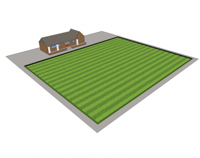 Bowling green Sketchup model 