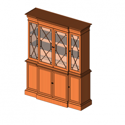 Vitrina modelo Revit