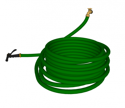 Garden hose Sketchup model