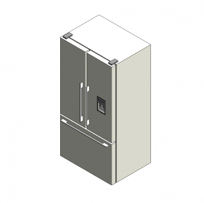 Большая американская холодильная камера Revit