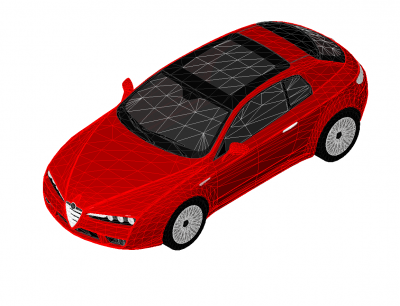 Modelo Alfa Romeo Brera Revit