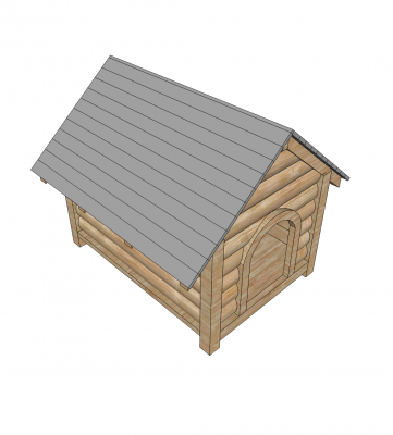 Modèle de chenil 3D Sketchup