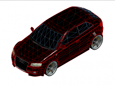 Modelo Audi A3 Revit