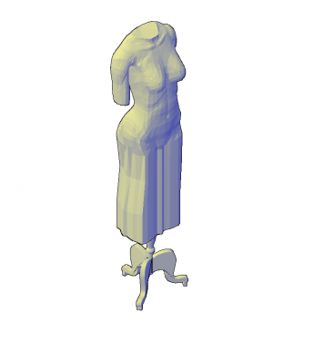 Woman mannequin dwg