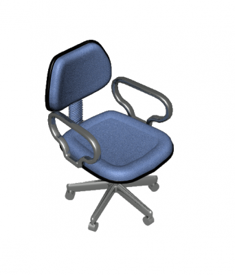 max modelo 3d Silla de oficina con brazos
