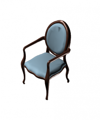 3D Max modelo de silla ocasional