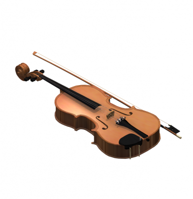 Viola modelo 3d max