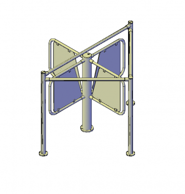エントランスターンスタイル3D CADモデルdwg
