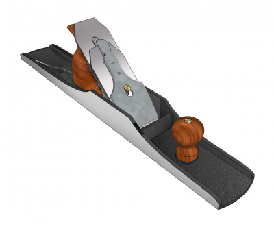 Modèle de Sketchup avion en bois