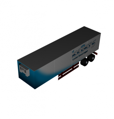 Camião reboque modelo 3ds max