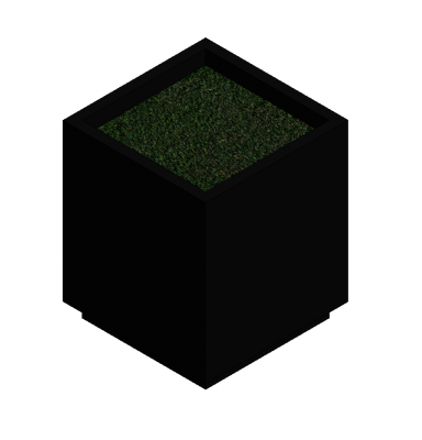 Jardinière en céramique Revit famille