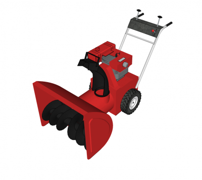 Snow Blower Sketchup model