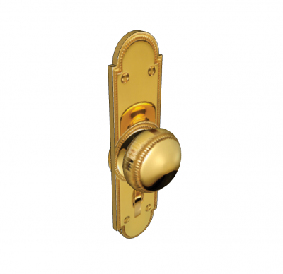 Bouton de porte en laiton Modèle Sketchup