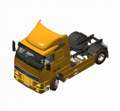 Modelo Volvo camião 3DS Max