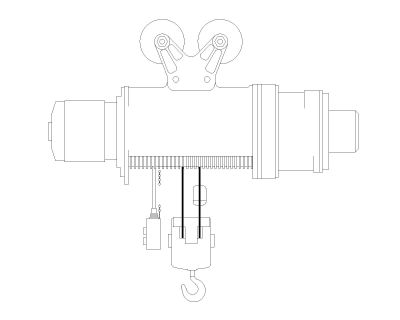 Free AutoCAD 2D Editable Drawings for Aerial crane