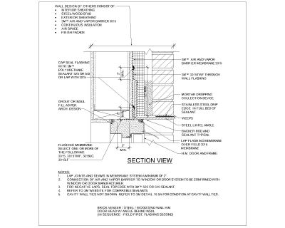 Free AutoCAD DWG for Wood Stud Wall Door Head With Angle Behind-1