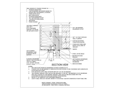 Free AutoCAD 2D Editable Drawings for Wood Stud Wall Window Head with Angle Front- 3