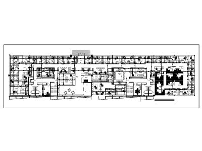Free AutoCAD 2D editable Drawing of Office Building Layout