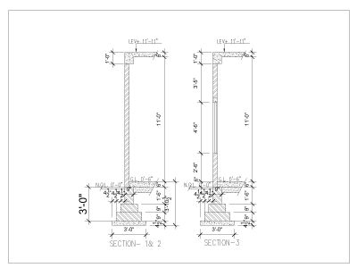 Free AutoCAD 2D editable Drawing of Wall Details