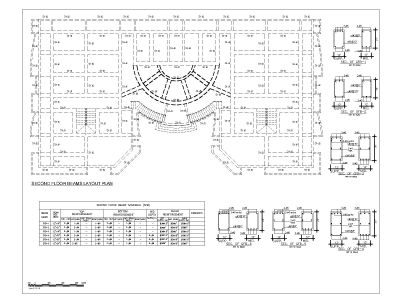 Free AutoCAD 2D Editable Drawings for Multistoried Shopping Mall 2nd floor plan